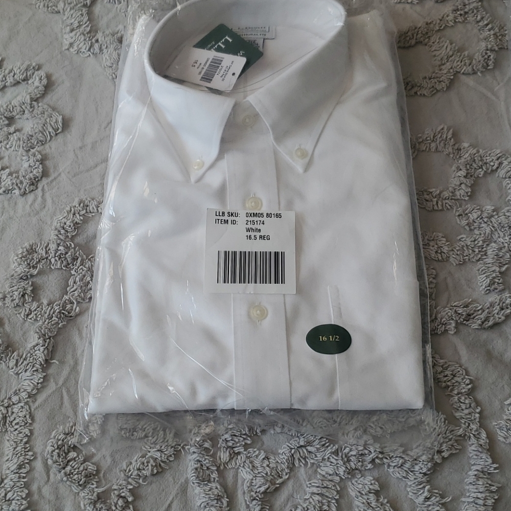 LL Bean short sleeve button down